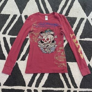 Ed Hardy Long Sleeve Top (Small)